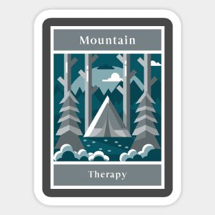 Mountain Therapy Sticker